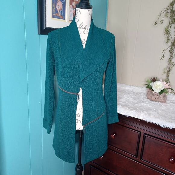 Eva Varro Barcelona Jacket Pebble Textured Statement Jacket Casual/Business S - Picture 2 of 8